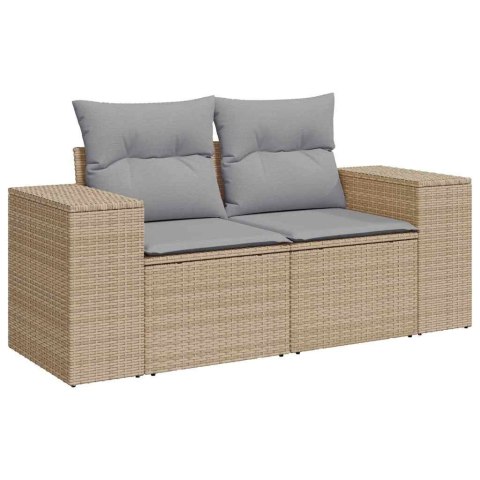Zestaw Sof na Ogród 12 pcs Beżowy, jasnoszary 100 x 100 x 71 cm Lumarko!