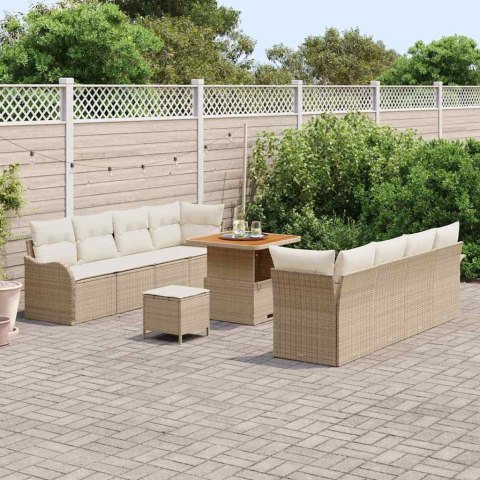 Zestaw Sof na Ogród 11 pcs Beż, Kremowy 80 x 80 x 71 cm Lumarko!