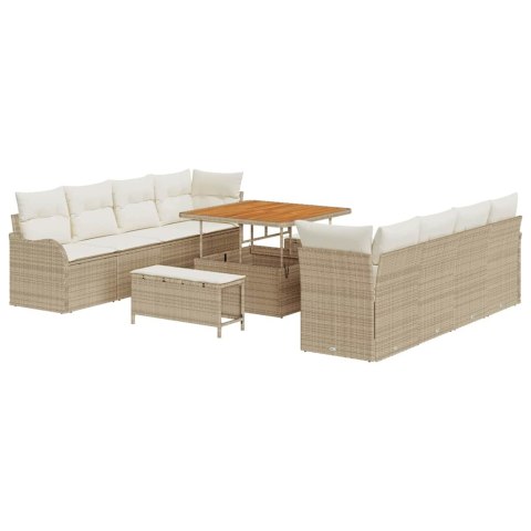 Zestaw Sof na Ogród 11 pcs Beż, Kremowy 100 x 100 x 71 cm Lumarko!