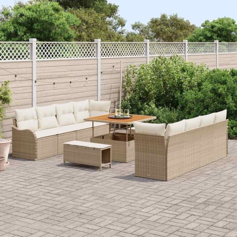 Zestaw Sof na Ogród 11 pcs Beż, Kremowy 100 x 100 x 71 cm Lumarko!