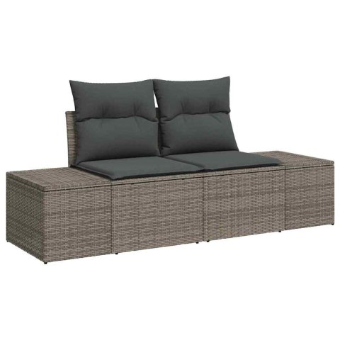 Zestaw Sof na Ogród 12 pcs Szary Ciemnoszary 100 x 100 x 71 cm Lumarko!