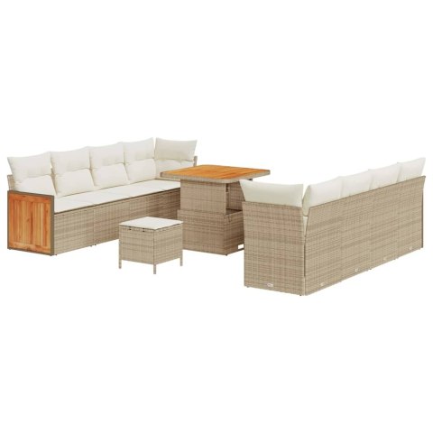 Zestaw Sof na Ogród 11 pcs Beż, Kremowy 80 x 80 x 71 cm Lumarko!