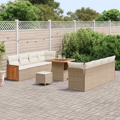 Zestaw Sof na Ogród 11 pcs Beż, Kremowy 80 x 80 x 71 cm Lumarko!