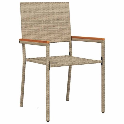 Zestaw do jadalni w ogrodzie 5 pcs Beżowy 150 x 90 x 75 cm Lumarko!