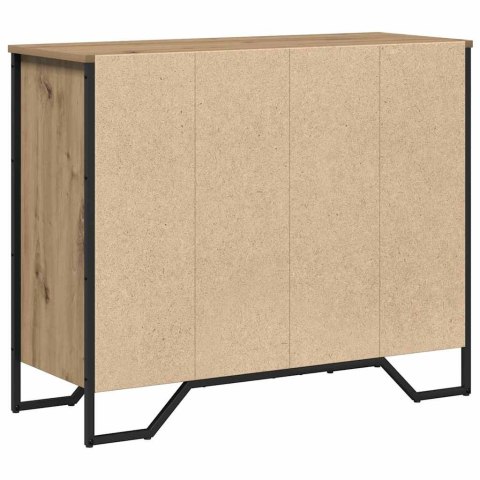 Komoda Dąb rzemieślniczy 91x35.5x74.5 cm Drewno inżynieryjne Lumarko!