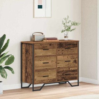 Komoda Stare drewno 91x35.5x74.5 cm Drewno inżynieryjne Lumarko!