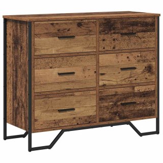 Komoda Stare drewno 91x35.5x74.5 cm Drewno inżynieryjne Lumarko!