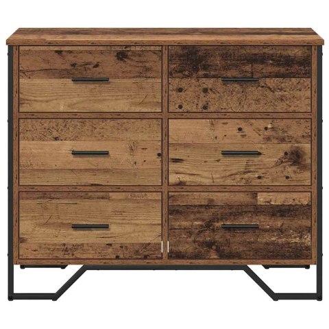 Komoda Stare drewno 91x35.5x74.5 cm Drewno inżynieryjne Lumarko!