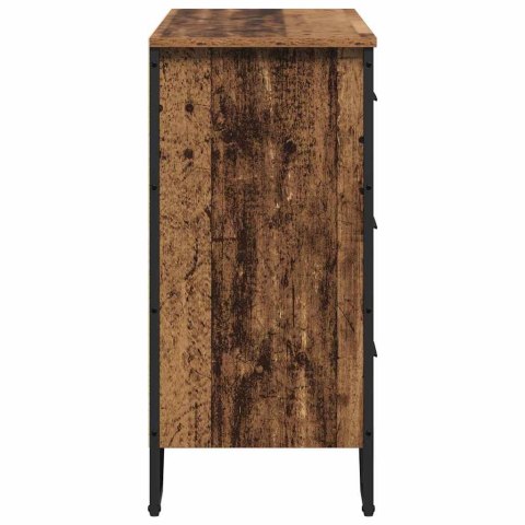 Komoda Stare drewno 91x35.5x74.5 cm Drewno inżynieryjne Lumarko!