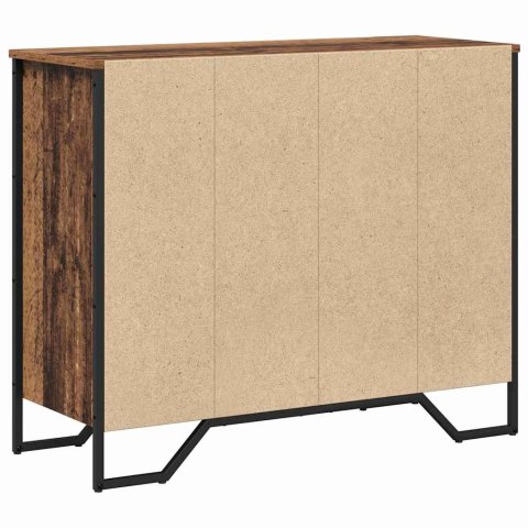 Komoda Stare drewno 91x35.5x74.5 cm Drewno inżynieryjne Lumarko!