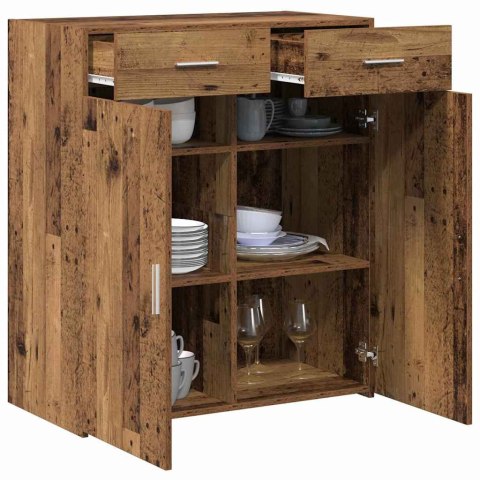 Szafka na przechowywanie Stare drewno 80x42,5x93,5 cm Drewno technologiczne Lumarko!