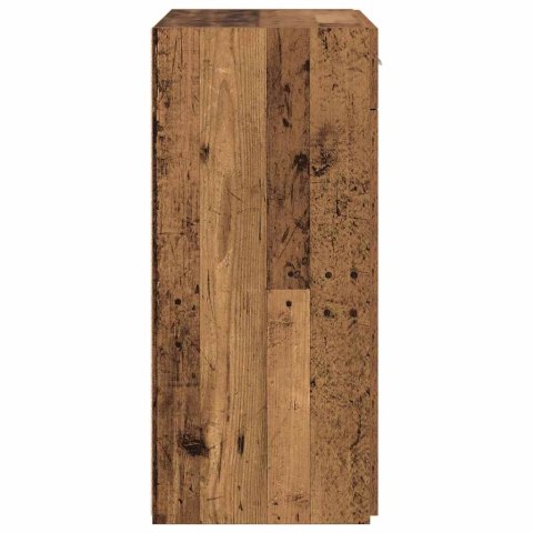 Szafka na przechowywanie Stare drewno 80x42,5x93,5 cm Drewno technologiczne Lumarko!