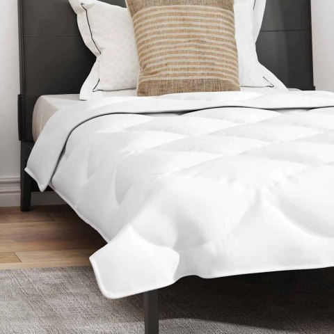 Kołdra z Poduszką 2 pcs Biały 155 x 200 cm Mikrofibra Lumarko!