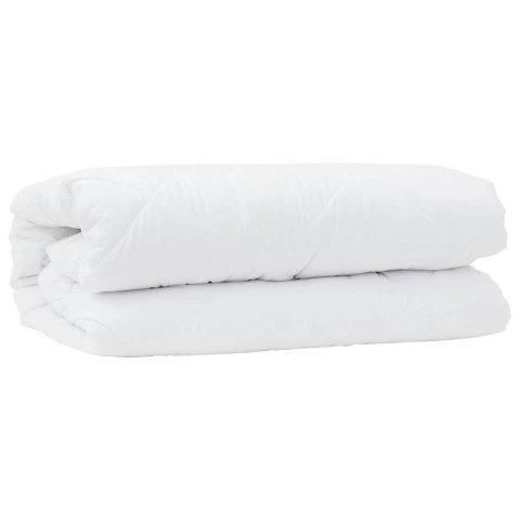 Kołdra z Poduszką 2 pcs Biały 155 x 200 cm Mikrofibra Lumarko!