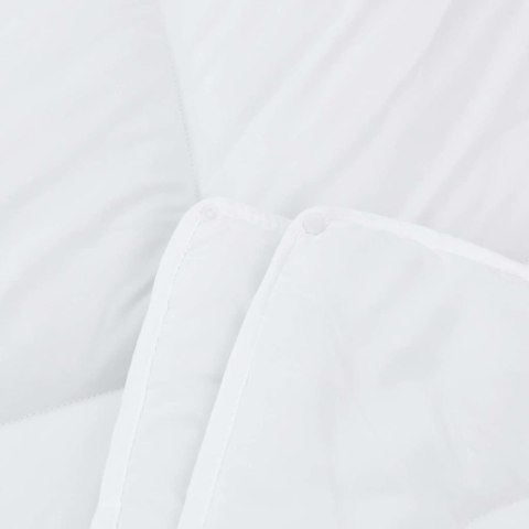 Kołdra z Poduszką 2 pcs Biały 155 x 220 cm Mikrofibra Lumarko!
