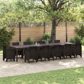 Stół Ogrodowy Brązowy 400 x 100 x 73 cm polirattan Lumarko!