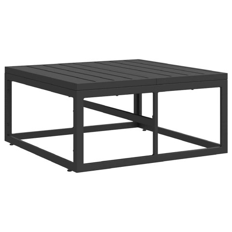 Zestaw Sof na Ogród z poduszką 7 pcs Czarny Aluminium Lumarko!