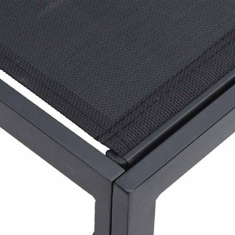 Zestaw Sof na Ogród z poduszką 7 pcs Czarny Aluminium Lumarko!