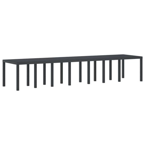 Zestaw do jadalni w ogrodzie 15 pcs Antracyt Rattan Polt Lumarko!