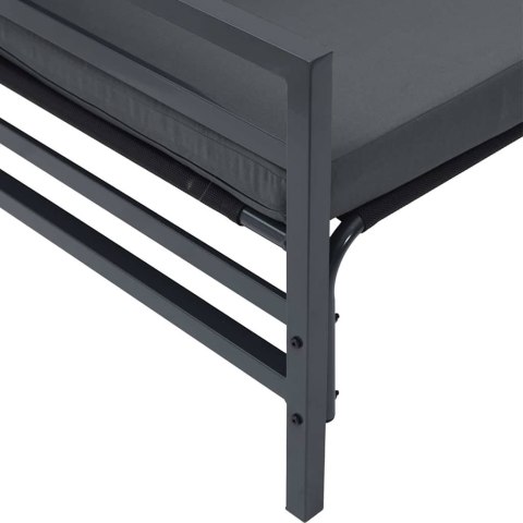 Zestaw Sof na Ogród 11 pcs Antracytowy Stal Lumarko!