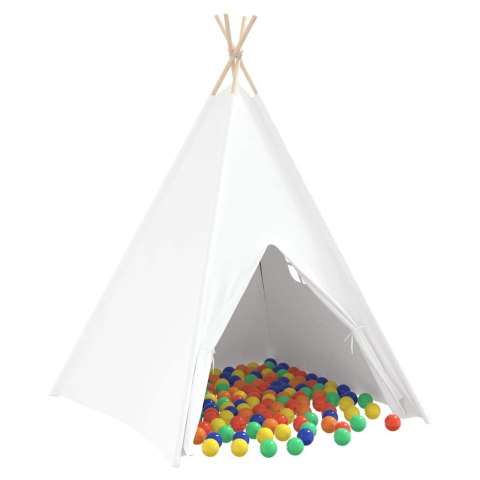 Namiot Teepee Biały 120 x 120 x 150 cm Lumarko!