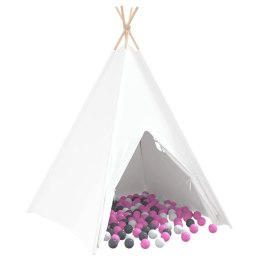 Namiot Teepee Biały 120 x 120 x 150 cm Lumarko!