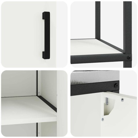 Zestaw do przechowywania w kuchni 2 pcs Biały 150 x 50 x 92 cm Lumarko!