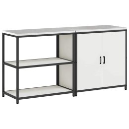 Zestaw do przechowywania w kuchni 2 pcs Biały 180 x 50 x 92 cm Lumarko!