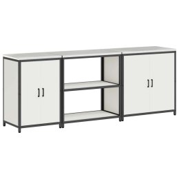 Zestaw do przechowywania w kuchni 3 pcs Biały 240 x 50 x 92 cm Lumarko!