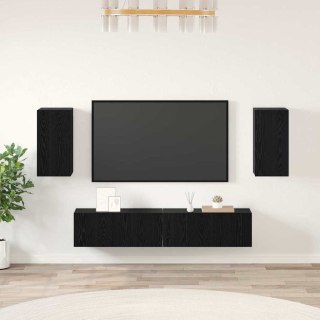Zestaw szafek RTV 4 pcs Czarny dąb 80 x 30 x 30.5 cm Lumarko!