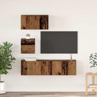 Zestaw szafek RTV 4 pcs Stare drewno 60 x 30 x 30 cm Lumarko!