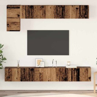 Zestaw szafek RTV 5 pcs Stare drewno 100 x 30 x 30 cm Lumarko!