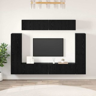 Zestaw szafek RTV 8 pcs Czarny dąb 80 x 30 x 30.5 cm Lumarko!