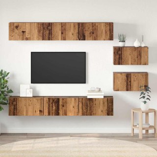 Zestaw szafek RTV 8 pcs Stare drewno 60 x 30 x 30.5 cm Lumarko!