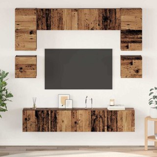 Zestaw szafek RTV 8 pcs Stare drewno 80 x 30 x 30 cm Lumarko!