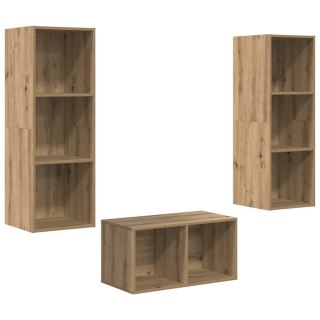Zestaw szafek RTV dąb artisan 37 x 37 x 107 cm Lumarko!