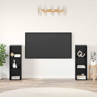 Zestaw szafek RTV 2 pcs Czarny dąb 107 x 35 x 37 cm Lumarko!