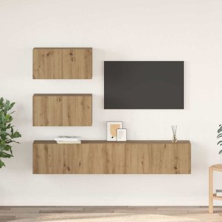 Zestaw szafek RTV 4 pcs dąb artisan 80 x 30 x 30 cm Lumarko!
