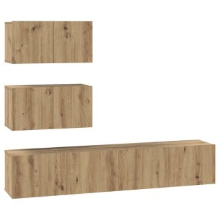 Zestaw szafek RTV 4 pcs dąb artisan 80 x 30 x 30 cm Lumarko!