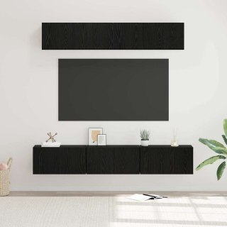 Zestaw szafek RTV 5 pcs Czarny Dąb Średni 80 x 30 x 30.5 cm Lumarko!