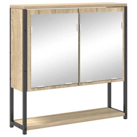 Zestaw mebli łazienkowych 3 pcs dąb sonoma 33 x 33 x 185.5 cm Lumarko!