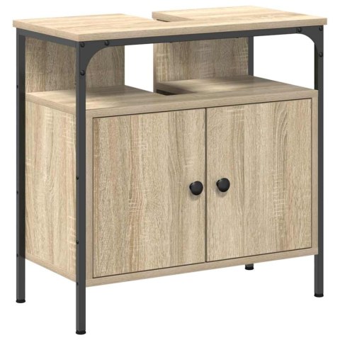 Zestaw mebli łazienkowych 3 pcs dąb sonoma 33 x 33 x 185.5 cm Lumarko!
