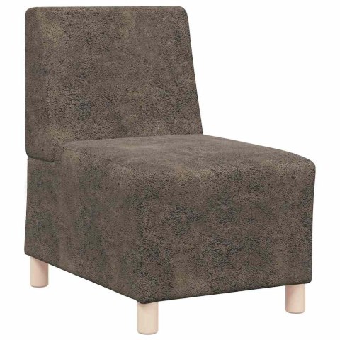 VidaXL Modułowa sofa bez podłokietników 3 pcs Ciemnoszary