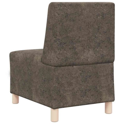 VidaXL Modułowa sofa bez podłokietników 3 pcs Ciemnoszary