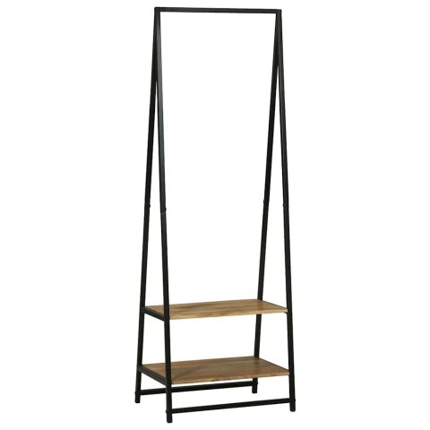 Regał na ubrania 60x45x180 cm z solidnego drewna akacji Lumarko!