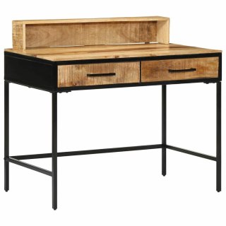 Stolik konsolowy 100x55x75 cm z litego surowego drewna mango Lumarko!