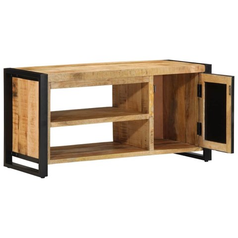 Ławka na buty 100x40x50 cm z litego drewna Lumarko!