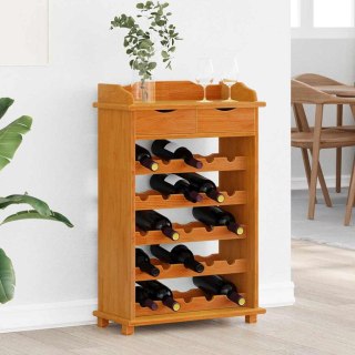 Stojak na wino 90x60x30 cm z sosny Lumarko!