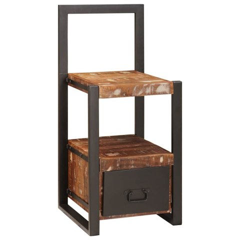 Wieszak na ciuchy Wielokolorowy 40x40x90 cm Solidne drewno z recyklingu Lumarko!