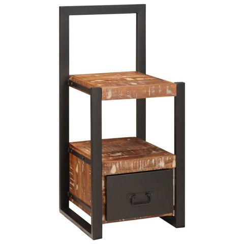 Wieszak na ciuchy Wielokolorowy 40x40x90 cm Solidne drewno z recyklingu Lumarko!